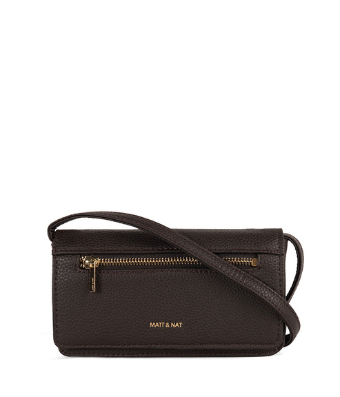 ERIN Vegan Crossbody Bag - Grain | Color: Fudge - variant::fudge