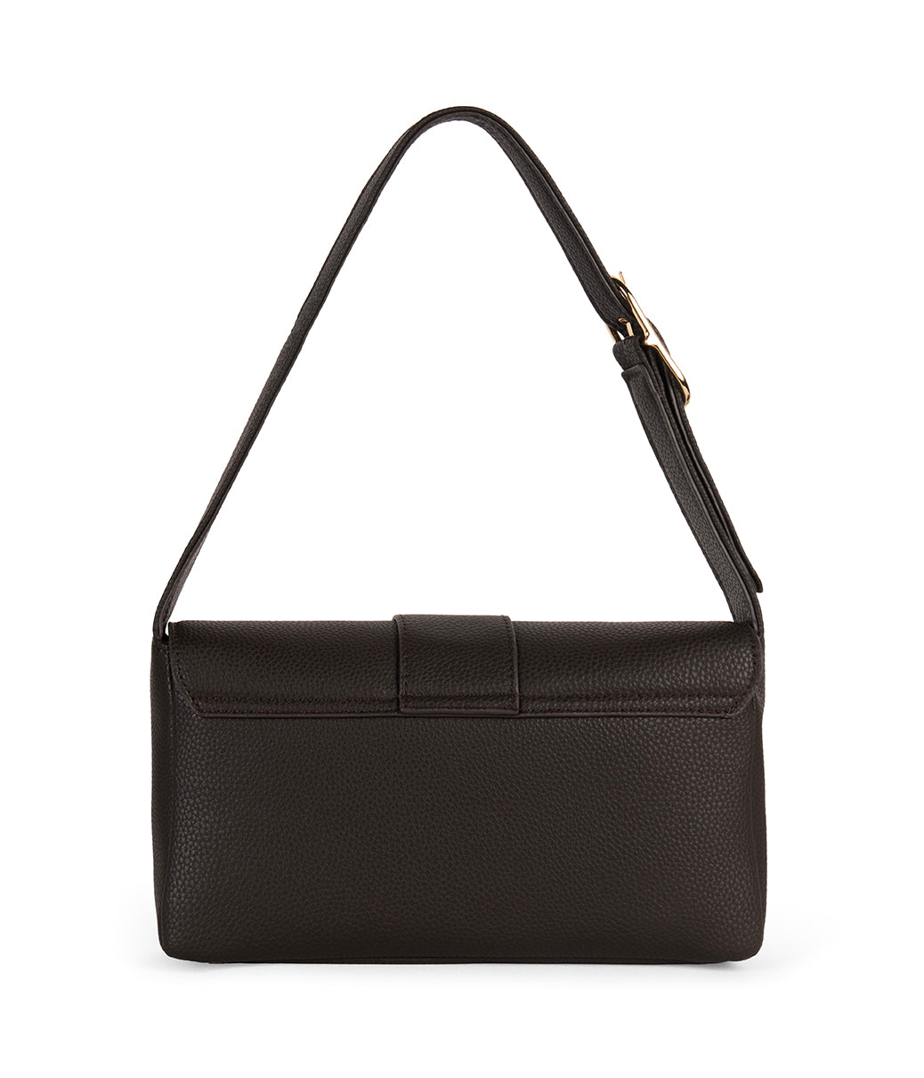 ISABELLE Vegan Shoulder Bag – Grain | Color: Fudge - variant::fudge