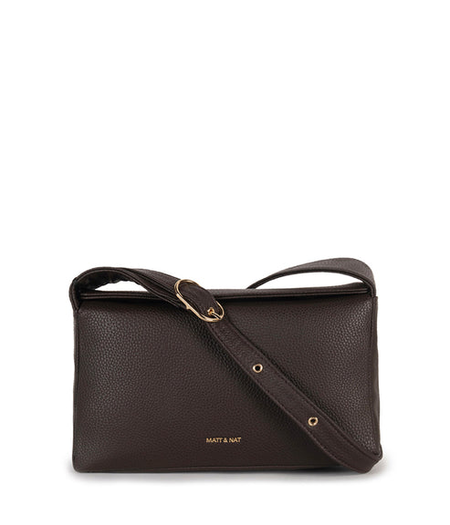 KERI Vegan Crossbody Bag – Grain | Color: Fudge - variant::fudge