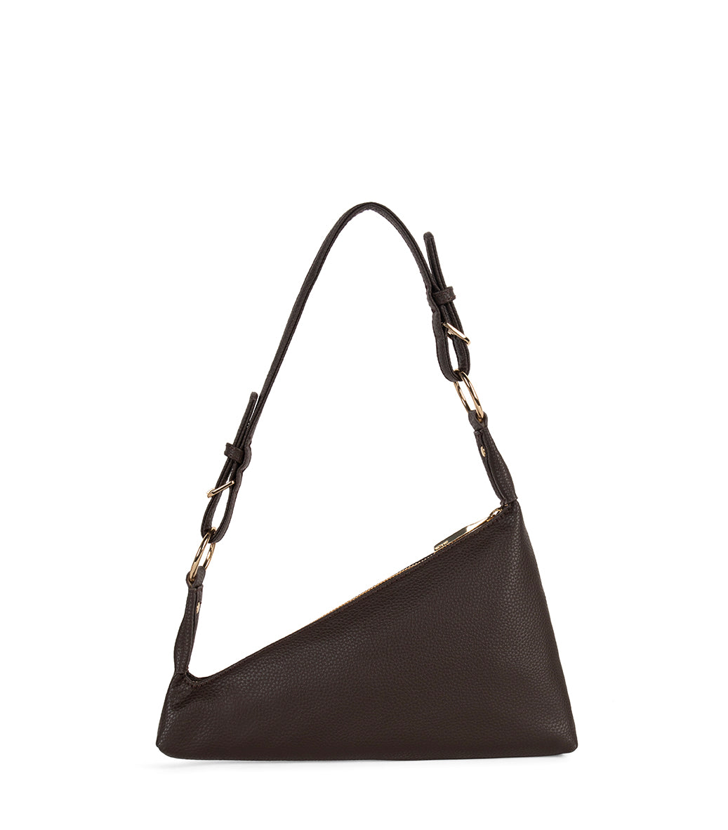MATINA Vegan Shoulder Bag - Grain | Color: Fudge - variant::fudge