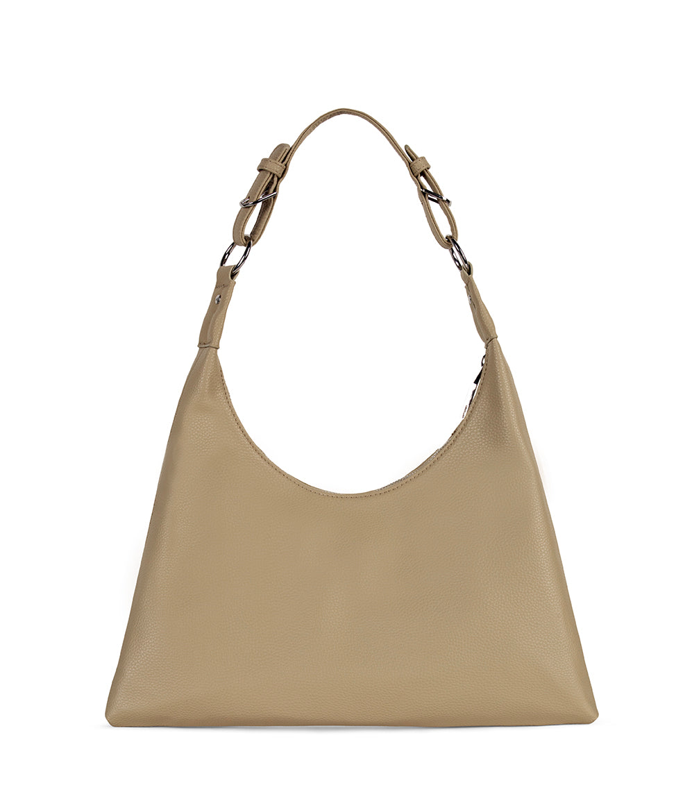 MORGAN Vegan Hobo Bag – Grain | Color: Almond - variant::almond