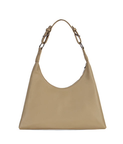 MORGAN Vegan Hobo Bag – Grain | Color: Almond - variant::almond
