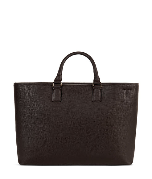 SEVYN Vegan Satchel - Grain | Color: Fudge - variant::fudge