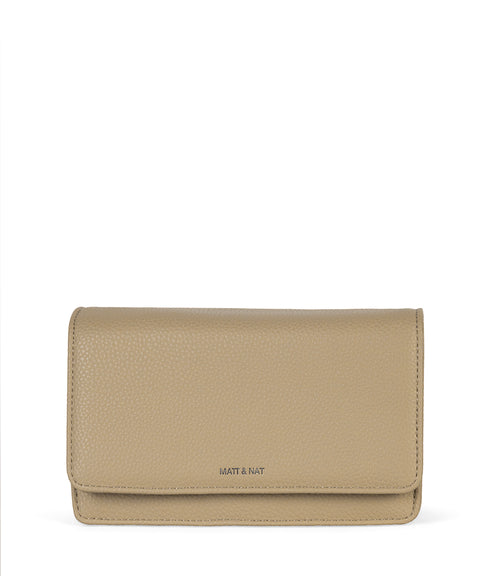 BEE Vegan Crossbody Bag - Grain | Color: Almond - variant::almond