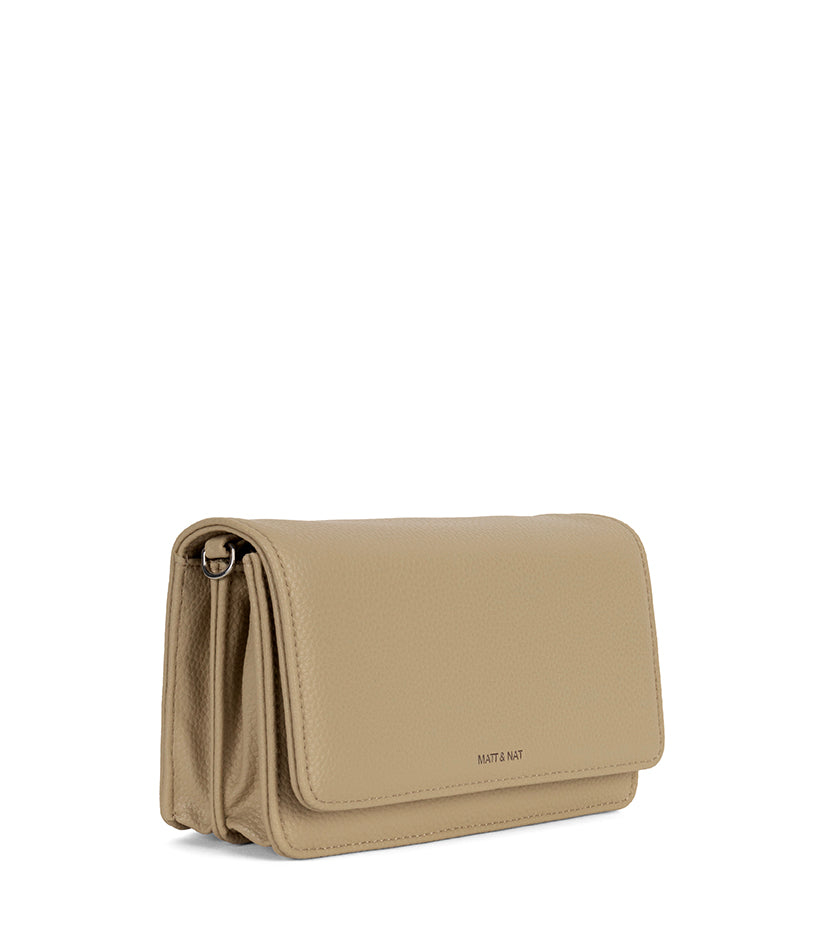 BEE Vegan Crossbody Bag - Grain | Color: Almond - variant::almond