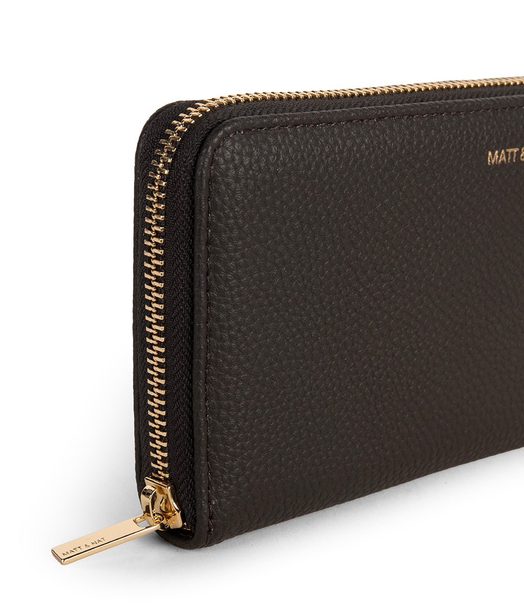 CENTRAL Vegan Wallet - Grain | Color: Fudge - variant::fudge