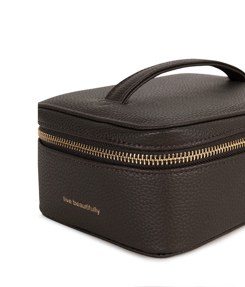 JULE Vegan Vanity Case - Grain | Color: Fudge - variant::fudge