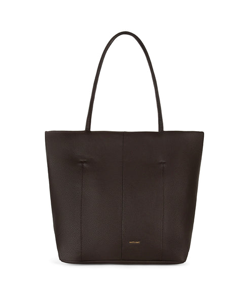 NATALIA Vegan Tote Bag – Grain | Color: Fudge - variant::fudge