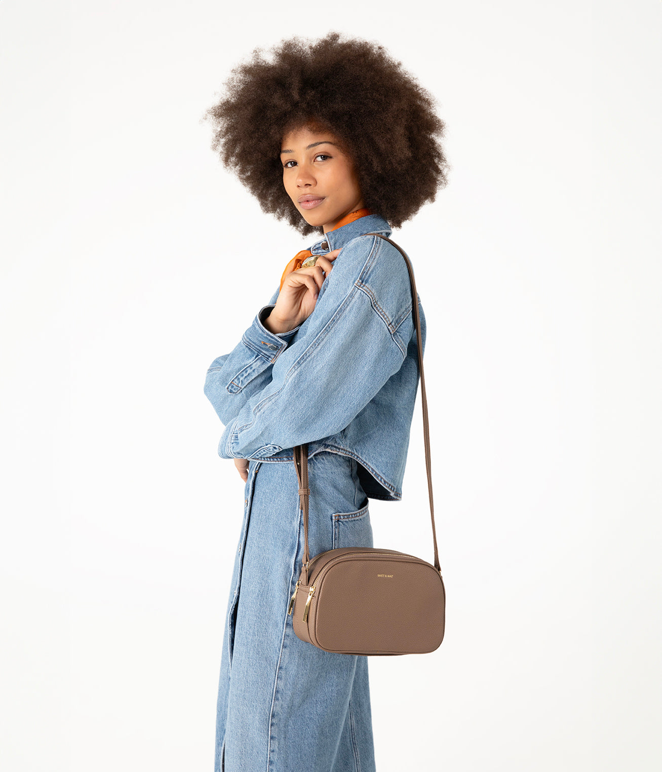 PAIR Vegan Crossbody Bag - Grain | Color: Rosemary - variant::rosemary