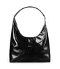 DONNA Vegan Hobo Bag - Groove | Color: Black - variant::black