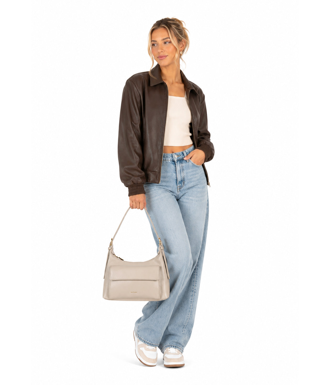 BEL Vegan Shoulder Bag - Theme | Color: Tofully - variant::tofully