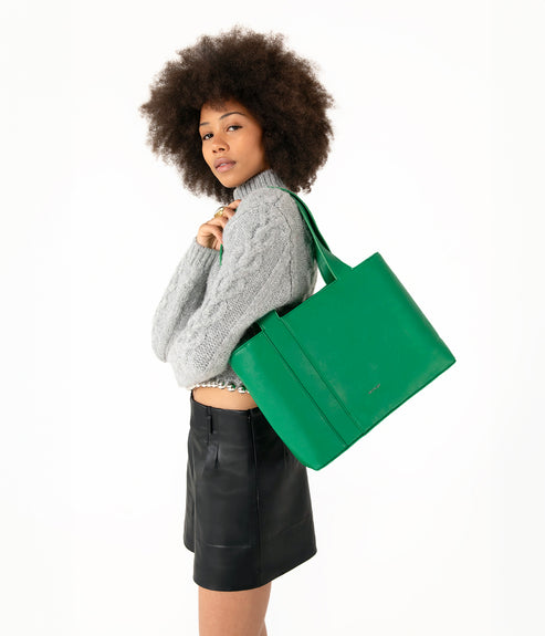 GARNI Vegan Tote Bag - Forum | Color: Pickle - variant::pickle