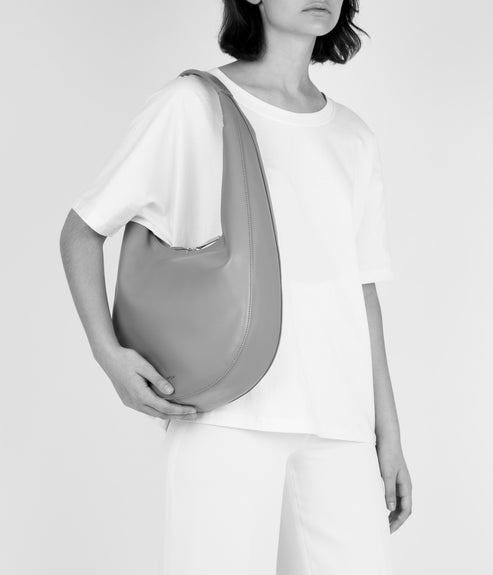 MAIKKI Vegan Hobo Bag - Loom | Color: Beige - variant::stone