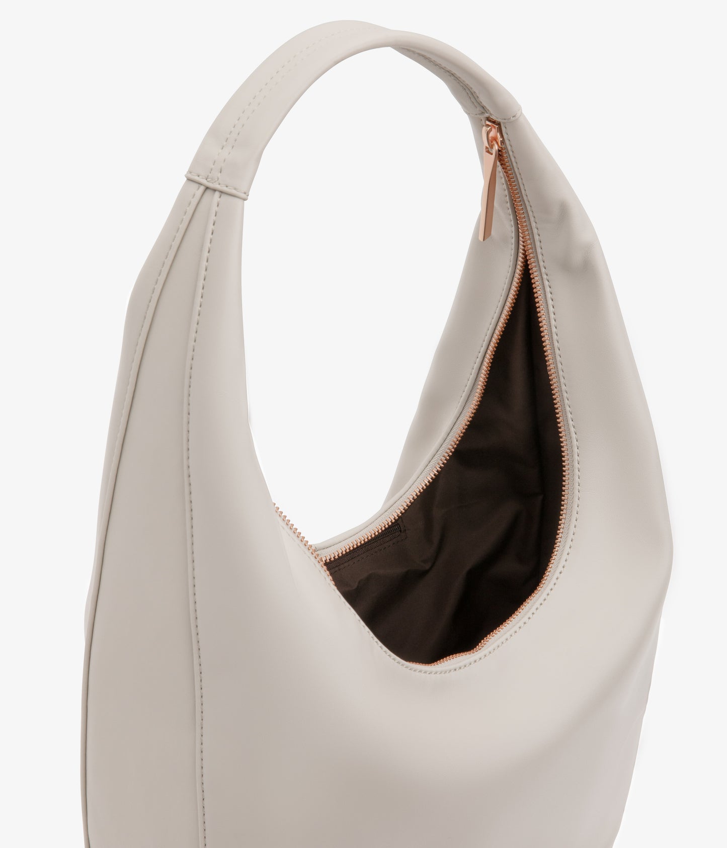 MAIKKI Vegan Hobo Bag - Loom | Color: Beige - variant::stone