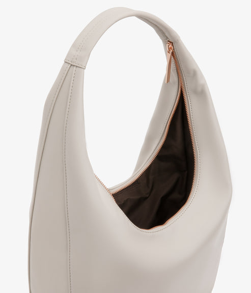 MAIKKI Vegan Hobo Bag - Loom | Color: Beige - variant::stone