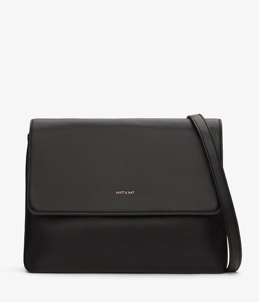 WAPI Vegan Crossbody Bag - Loom | Color: Black - variant::blackr