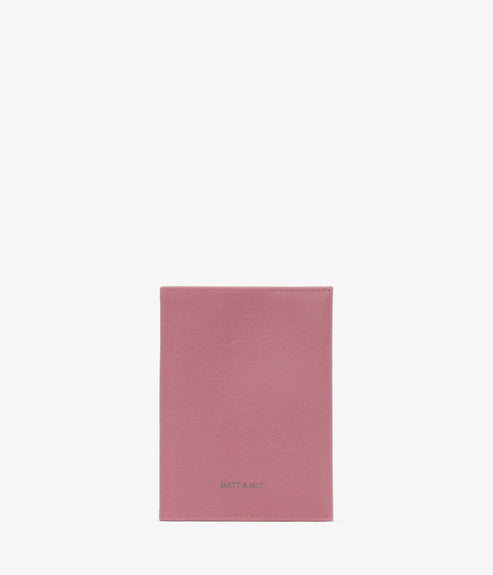 VOYAGE Vegan Passport Holder - Vintage | Color: Pink - variant::berry