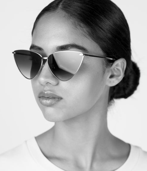 TOI Triangle Sunglasses | Color: Purple - variant::indigo