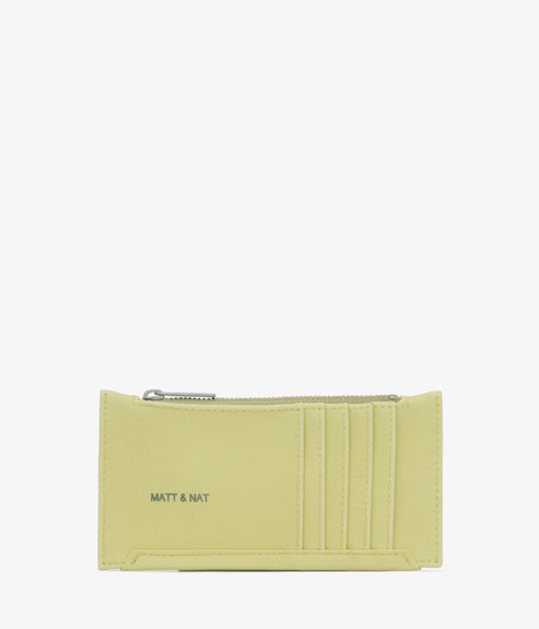 JESSE Slim Vegan Wallet - Vintage | Color: Green - variant::cactus