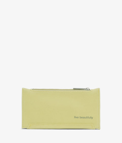 JESSE Slim Vegan Wallet - Vintage | Color: Green - variant::cactus