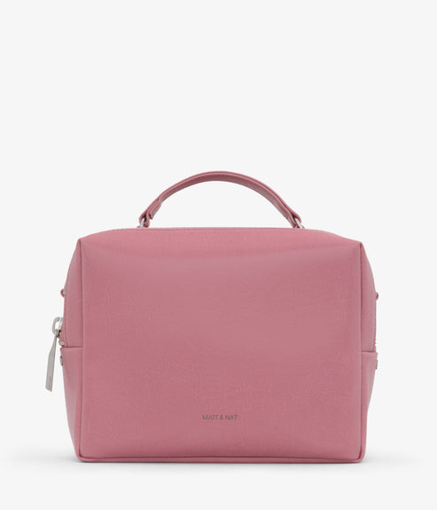 LIV Vegan Crossbody Bag - Vintage | Color: Pink - variant::berry