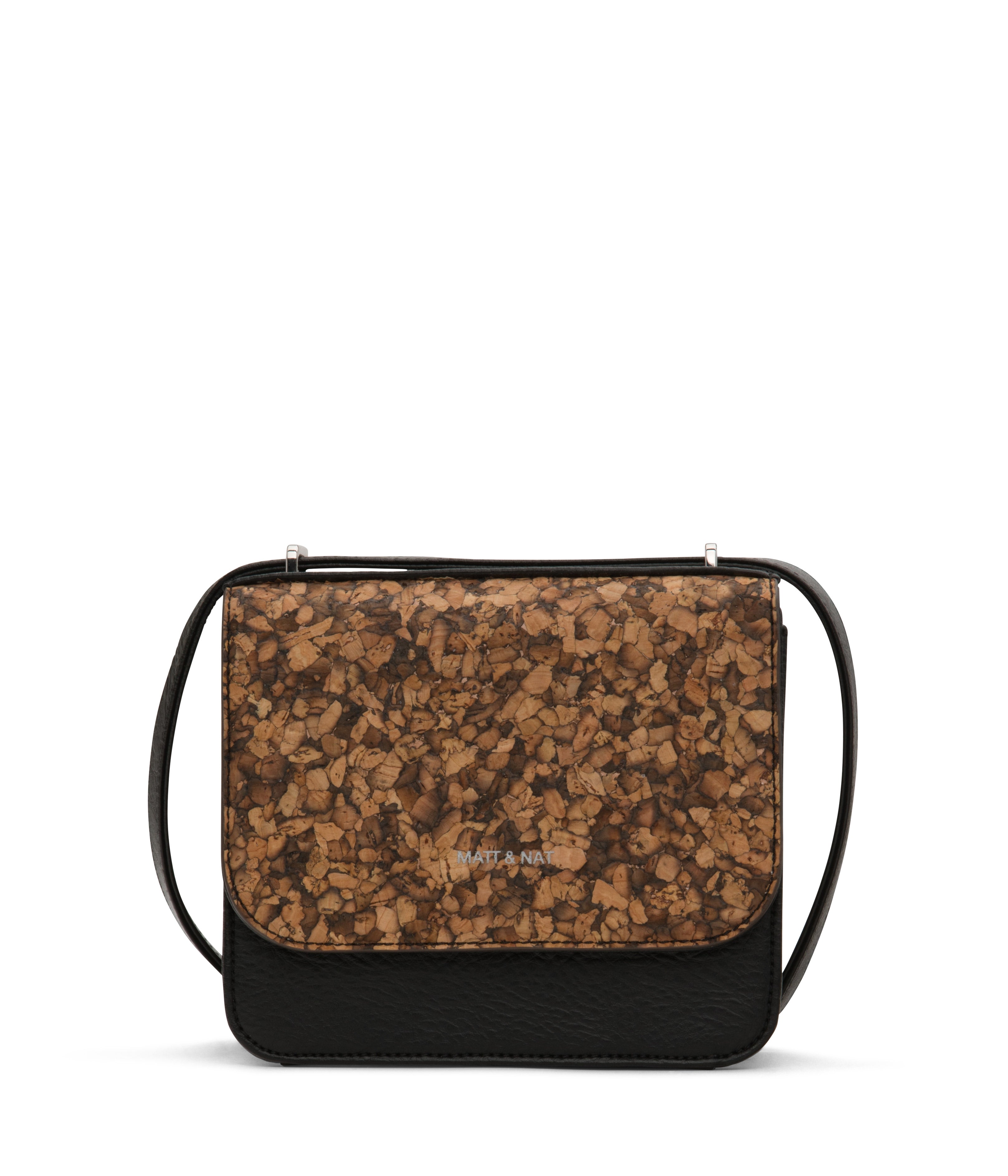 SCARLETT MINI Vegan Crossbody Bag Cork Matt Nat UK