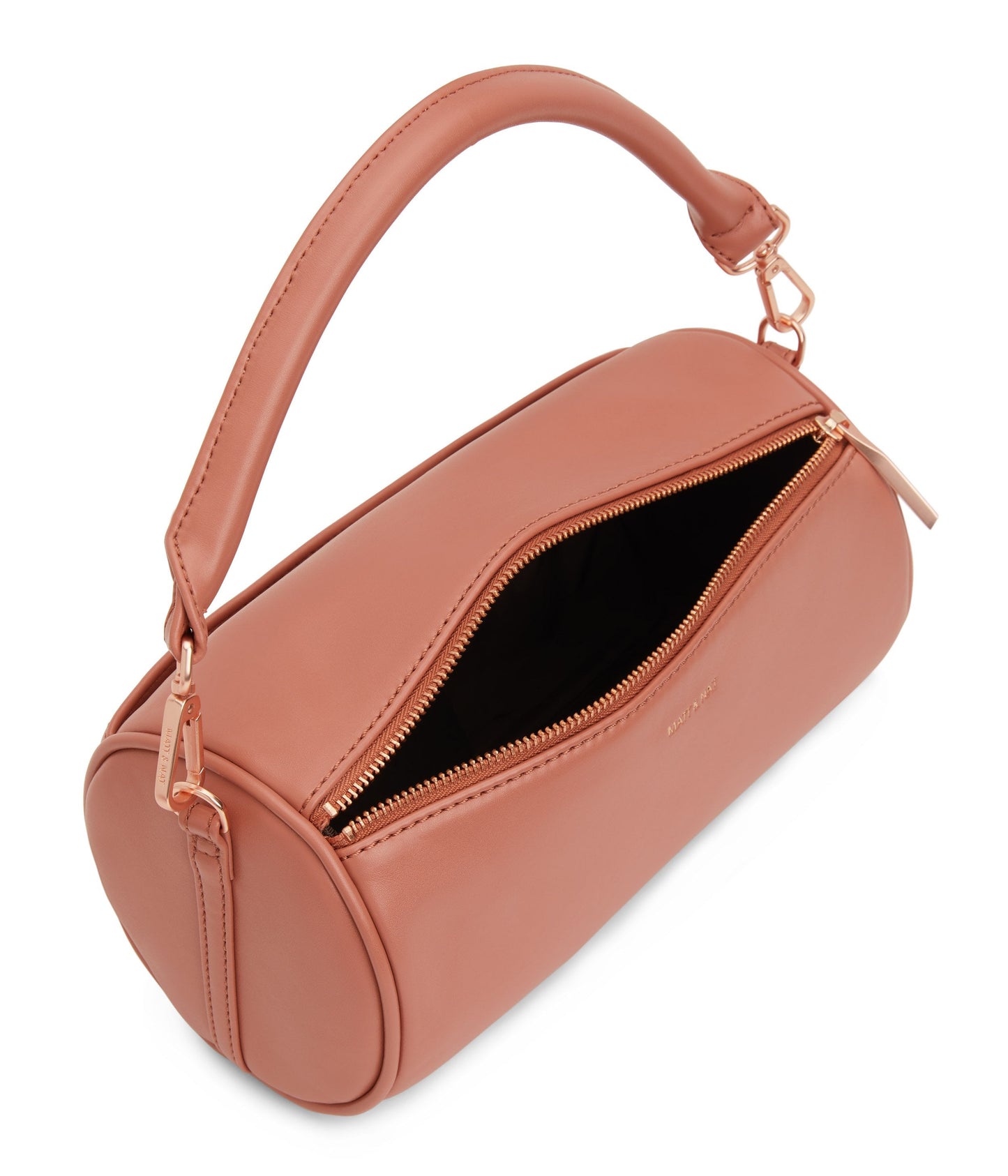 SEOUL Vegan Barrel Satchel - Loom | Color: Pink - variant::ombre