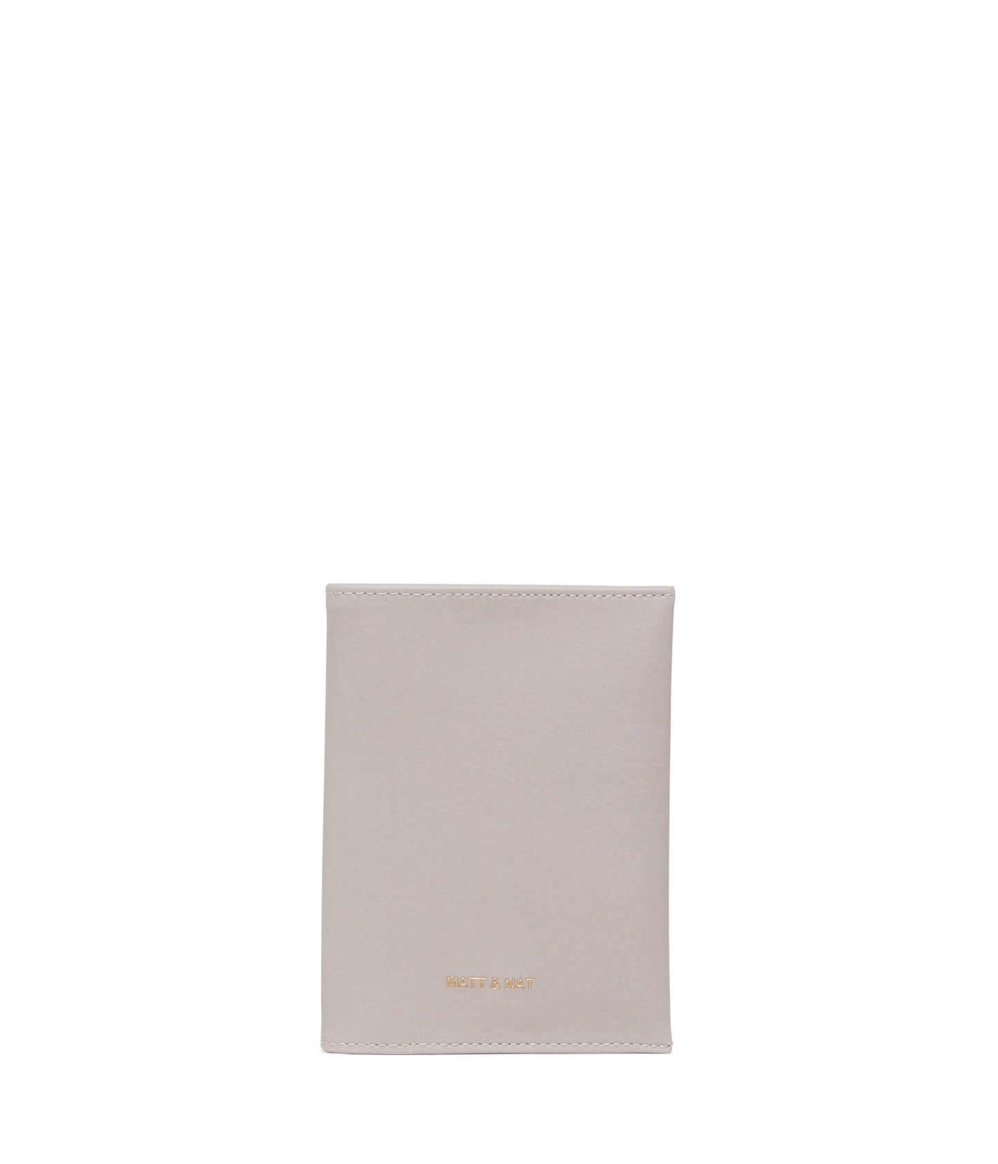 VOYAGE Vegan Passport Holder - Vintage | Color: Grey - variant::pearl