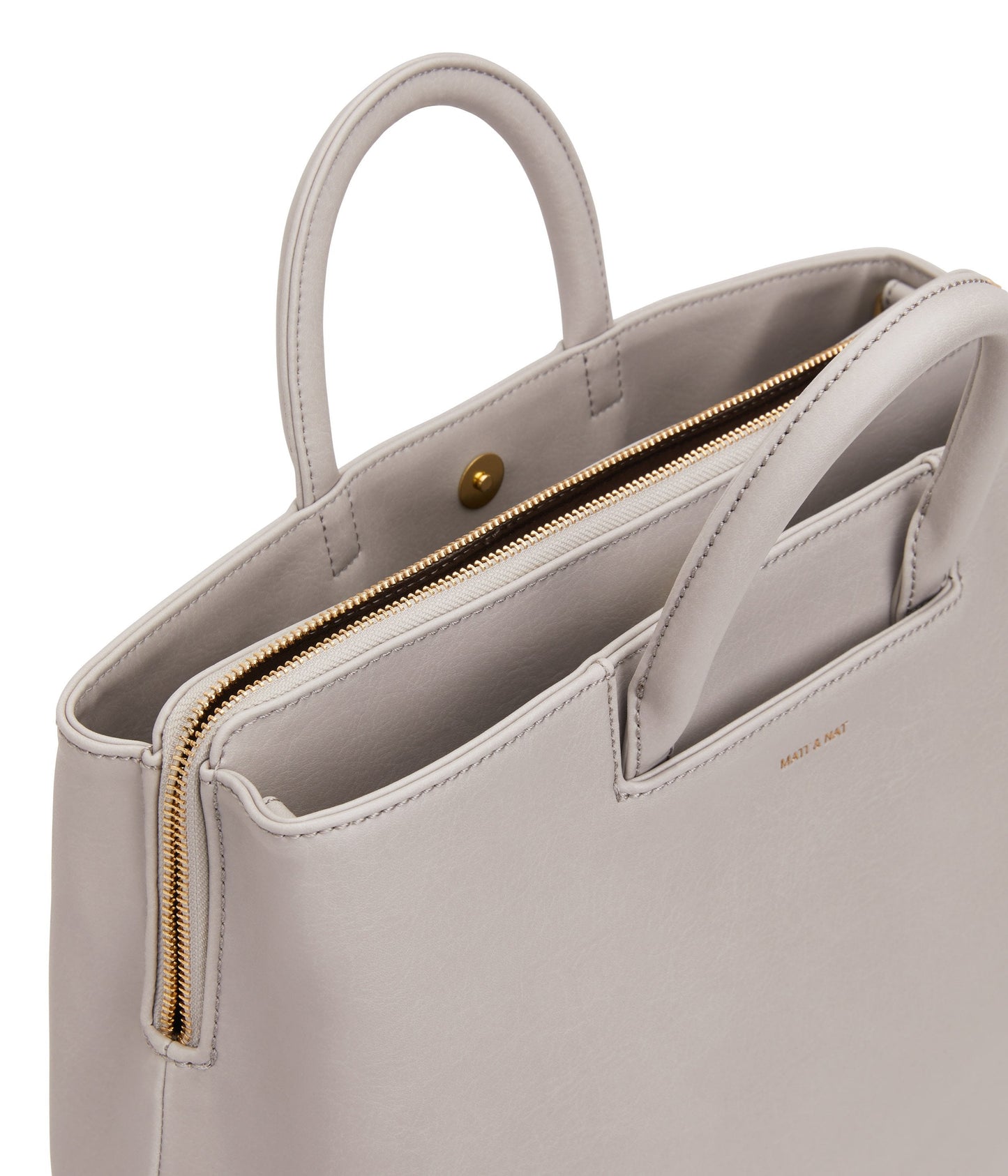 KINTLA Vegan Satchel - Vintage | Color: Grey - variant::pearl