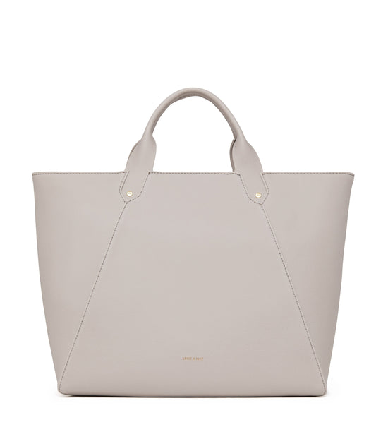 SELEN Large Vegan Tote Bag - Vintage | Color: Grey - variant::pearl