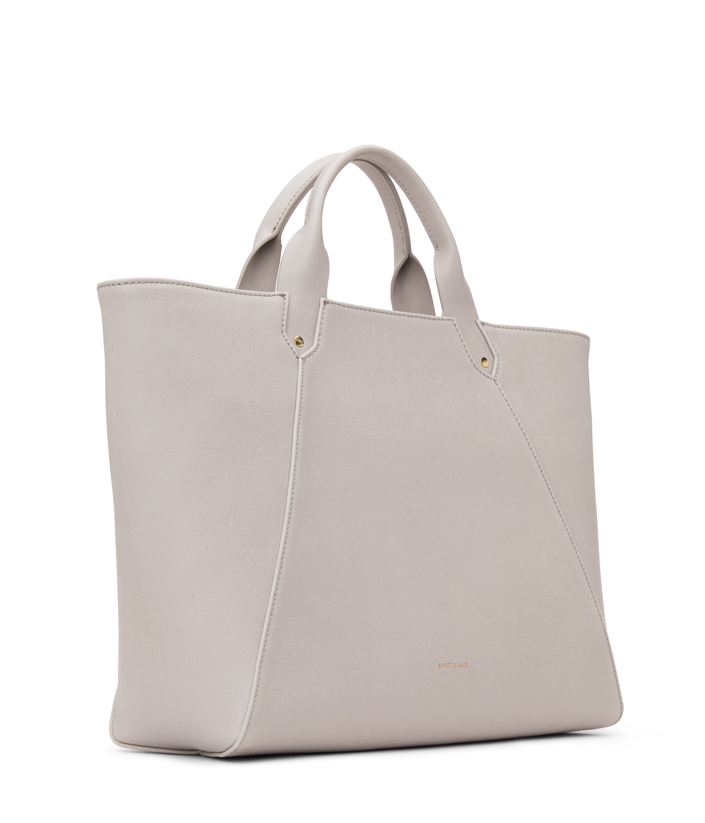 SELEN Large Vegan Tote Bag - Vintage | Color: Grey - variant::pearl