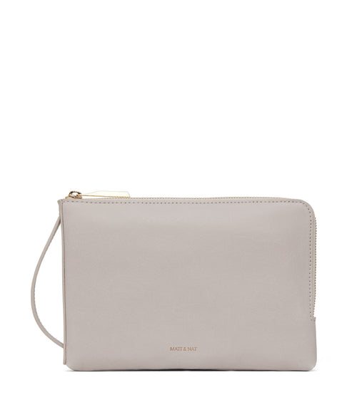 SEVALG Large Vegan Travel Wallet - Vintage | Color: Grey - variant::pearl