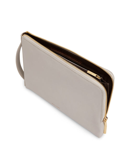 SEVALG Large Vegan Travel Wallet - Vintage | Color: Grey - variant::pearl