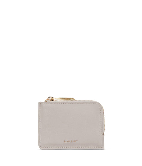 SEVASM Small Vegan Wallet - Vintage | Color: Grey - variant::pearl