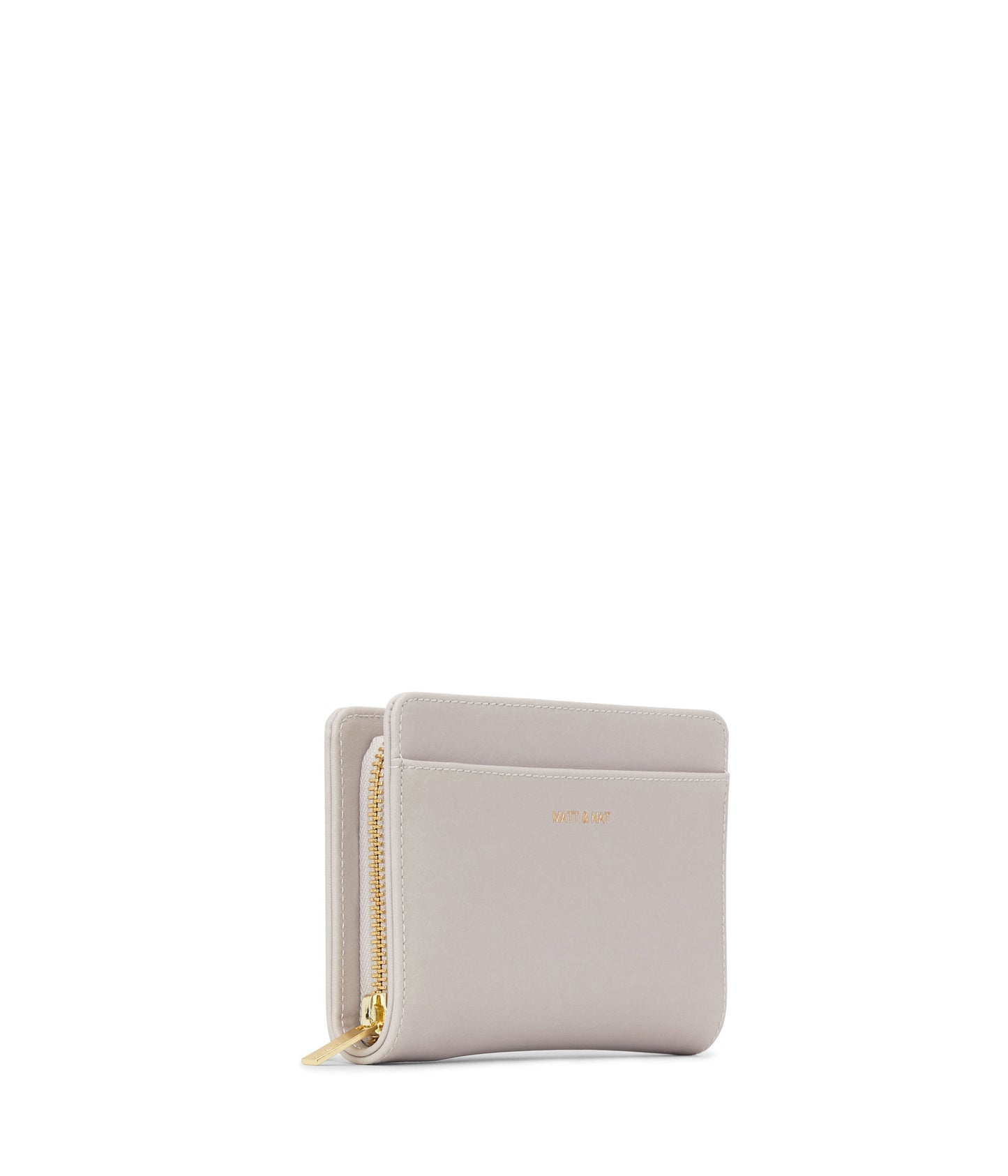 WEBBERSM Small Vegan Wallet - Vintage | Color: Grey - variant::pearl