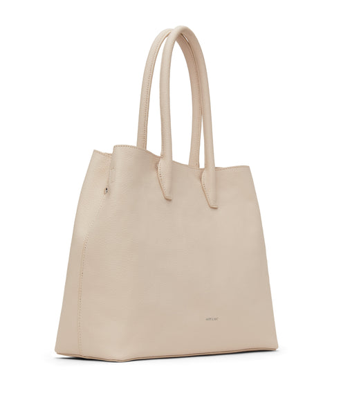 KRISTA Vegan Satchel - Purity | Color: Beige - variant::opal