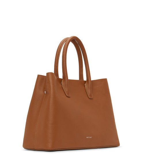 KRISTASM Small Vegan Satchel - Purity | Color: Tan - variant::carotene