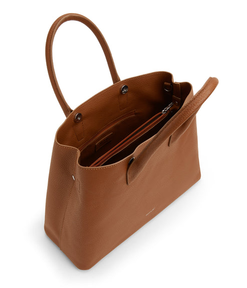 KRISTASM Small Vegan Satchel - Purity | Color: Tan - variant::carotene