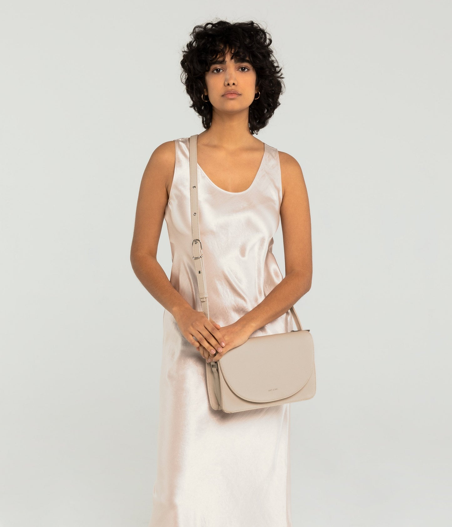 SOFI Vegan Crossbody Bag - Purity | Color: Beige - variant::opal
