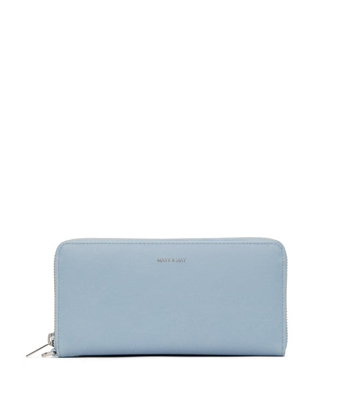 ELM Vegan Continental Wallet - Vintage | Color: Blue - variant::breeze