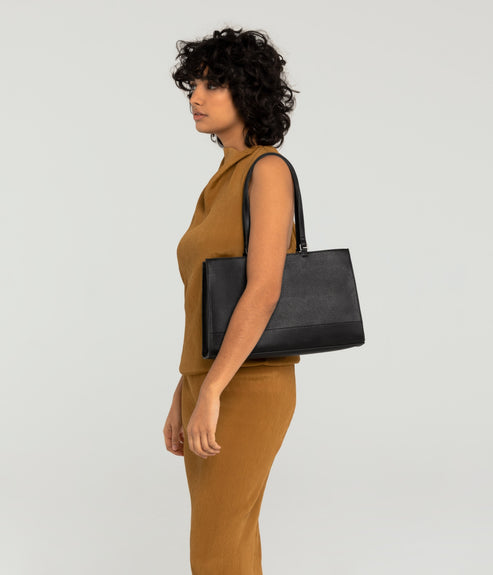 FORA Vegan Satchel - Vintage | Color: Blue - variant::breeze