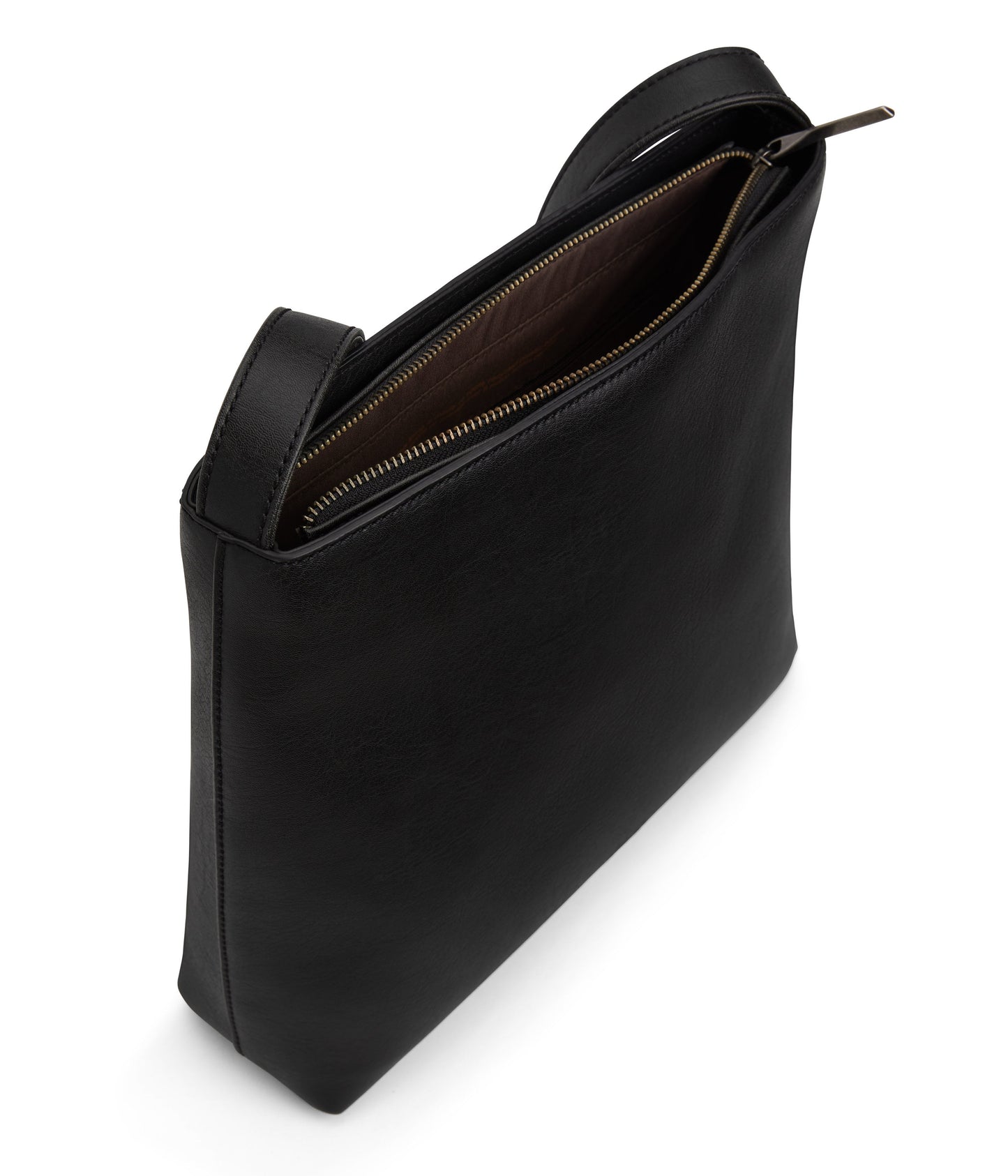 MINTYSM Small Vegan Messenger Bag - Vintage | Color: Black - variant::black