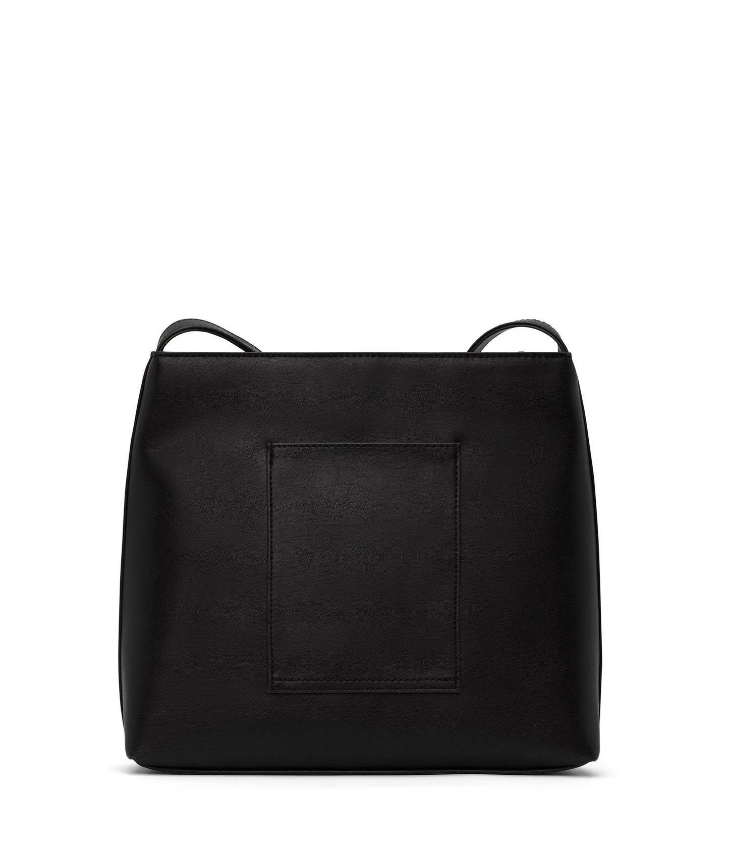 MINTYSM Small Vegan Messenger Bag - Vintage | Color: Black - variant::black