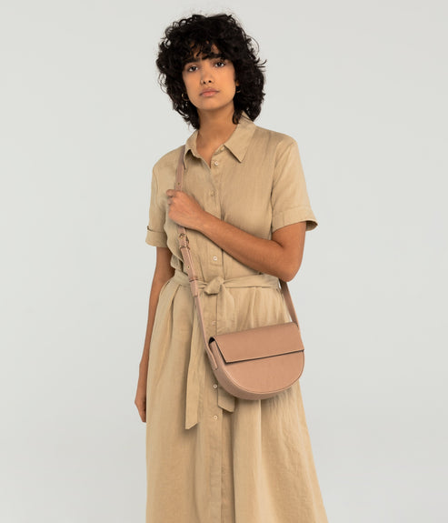 RITH Vegan Saddle Bag - Vintage | Color: Beige - variant::seed