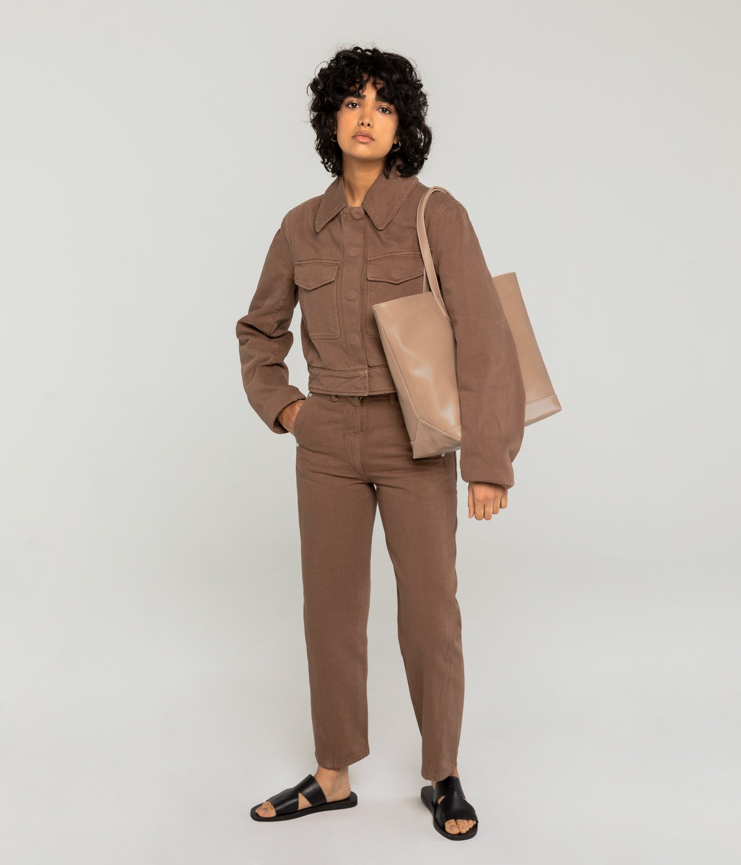 SCHLEPP Vegan Tote Bag - Vintage | Color: Beige - variant::seed