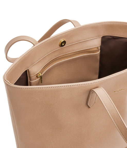 SCHLEPP Vegan Tote Bag - Vintage | Color: Beige - variant::seed