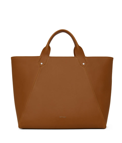 SELEN Large Vegan Tote Bag - Vintage | Color: Brown - variant::chili