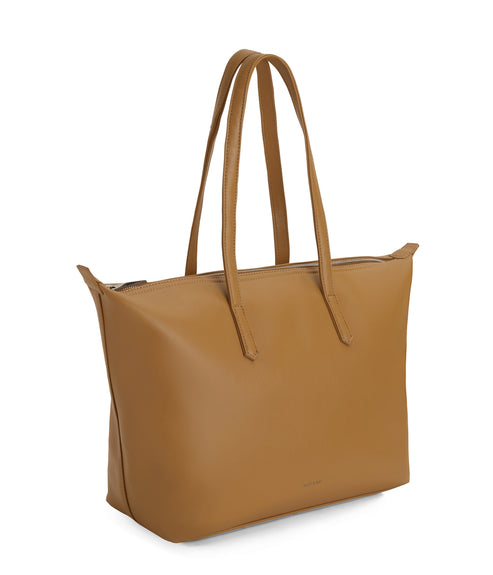 ABBI Vegan Tote Bag - Loom | Color: Tan - variant::harvest