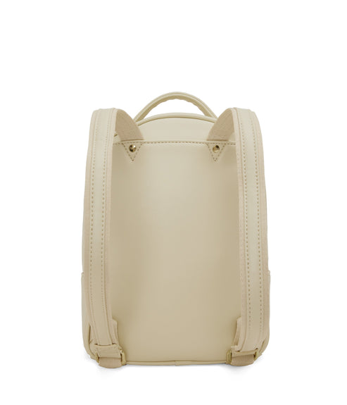 CAROSM Small Vegan Backpack - Loom | Color: White - variant::tapioca