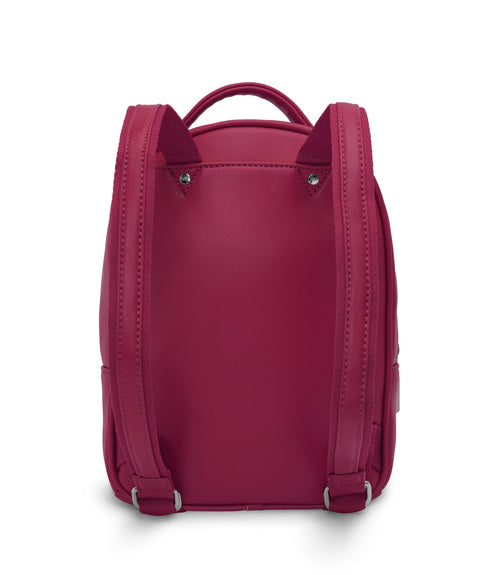 CAROSM Small Vegan Backpack - Loom | Color: Pink - variant::tulip
